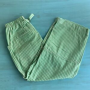 BDG XS Charlie Gingham Print Wide Leg Pants